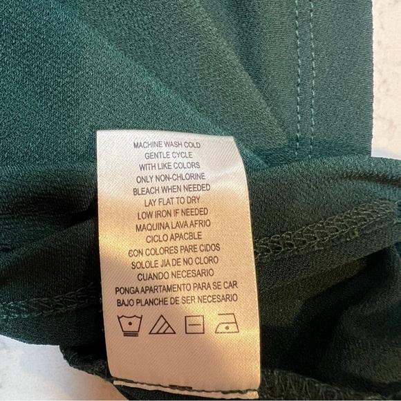 Green Trapeze Style Dress size Large - Picture 8 of 8